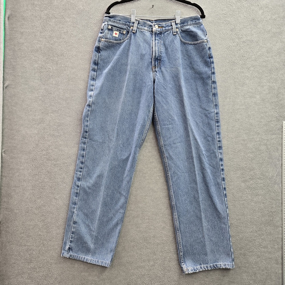 VINTAGE Rockies Women Jeans 15 R Blue Denim Relaxed High Rise 90s 30" Inseam